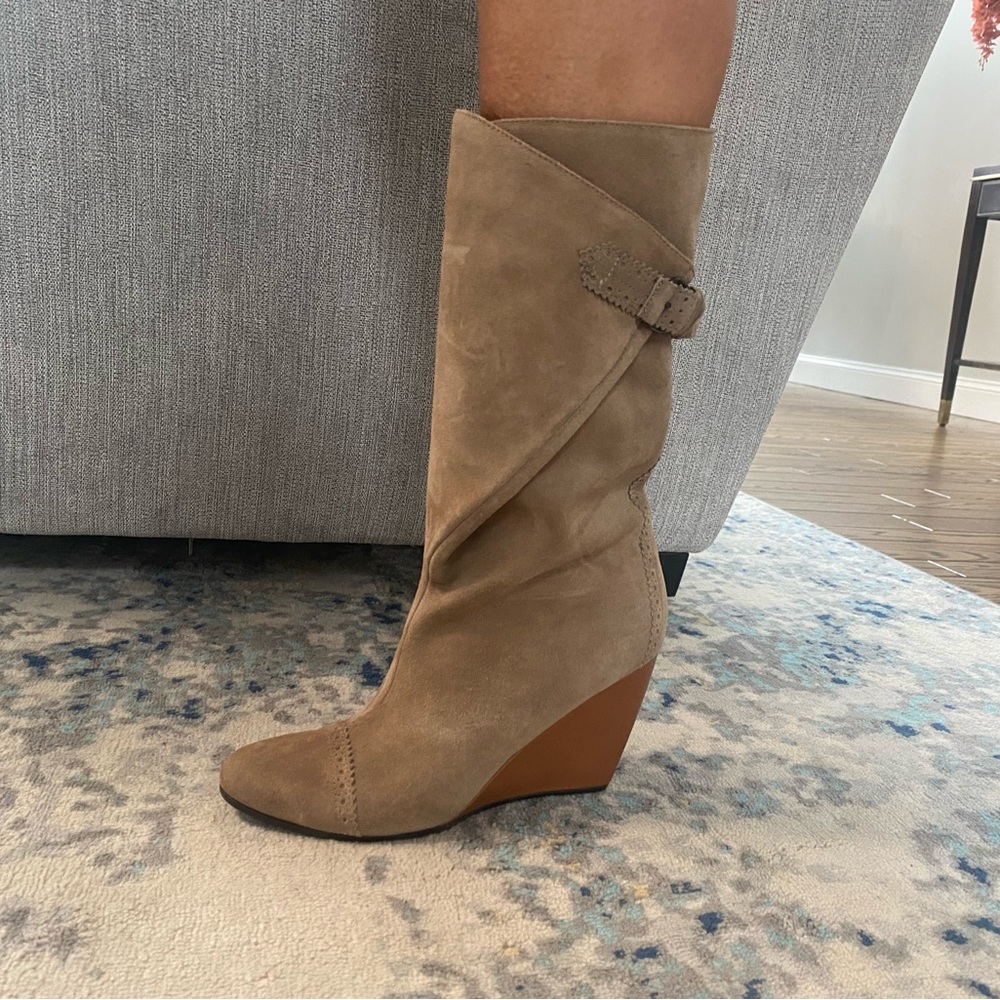 Balenciaga suede boots